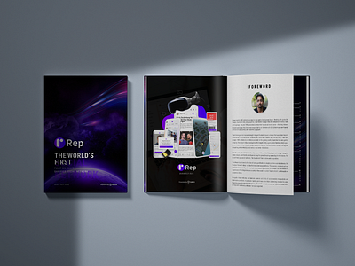 Rep.run Vision Paper book branding editorial graphic design illustrator indesign magazine photoshop social media