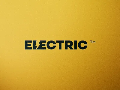 Electric Wordmark Challenge @andrepicarra branding identity letters logo negative space logo negativespace thunder thunderbolt word wordmark