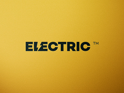 Electric Wordmark Challenge @andrepicarra branding identity letters logo negative space logo negativespace thunder thunderbolt word wordmark