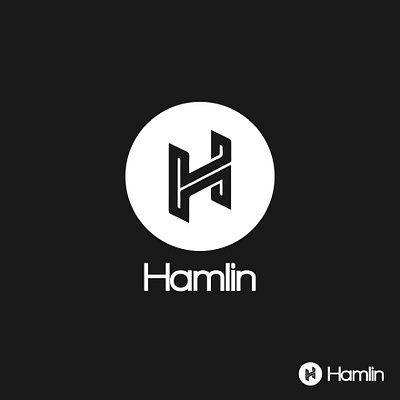 Hamlin Logo brand branding design flat logo logo design logo logo design minimal typography