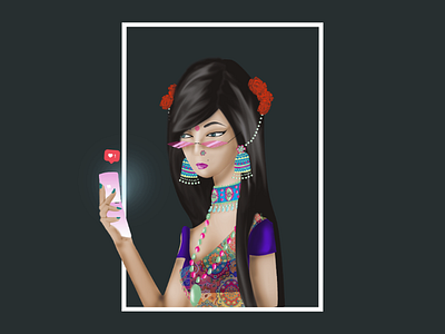 Paradise art digital art ethnic india instagram photoshop