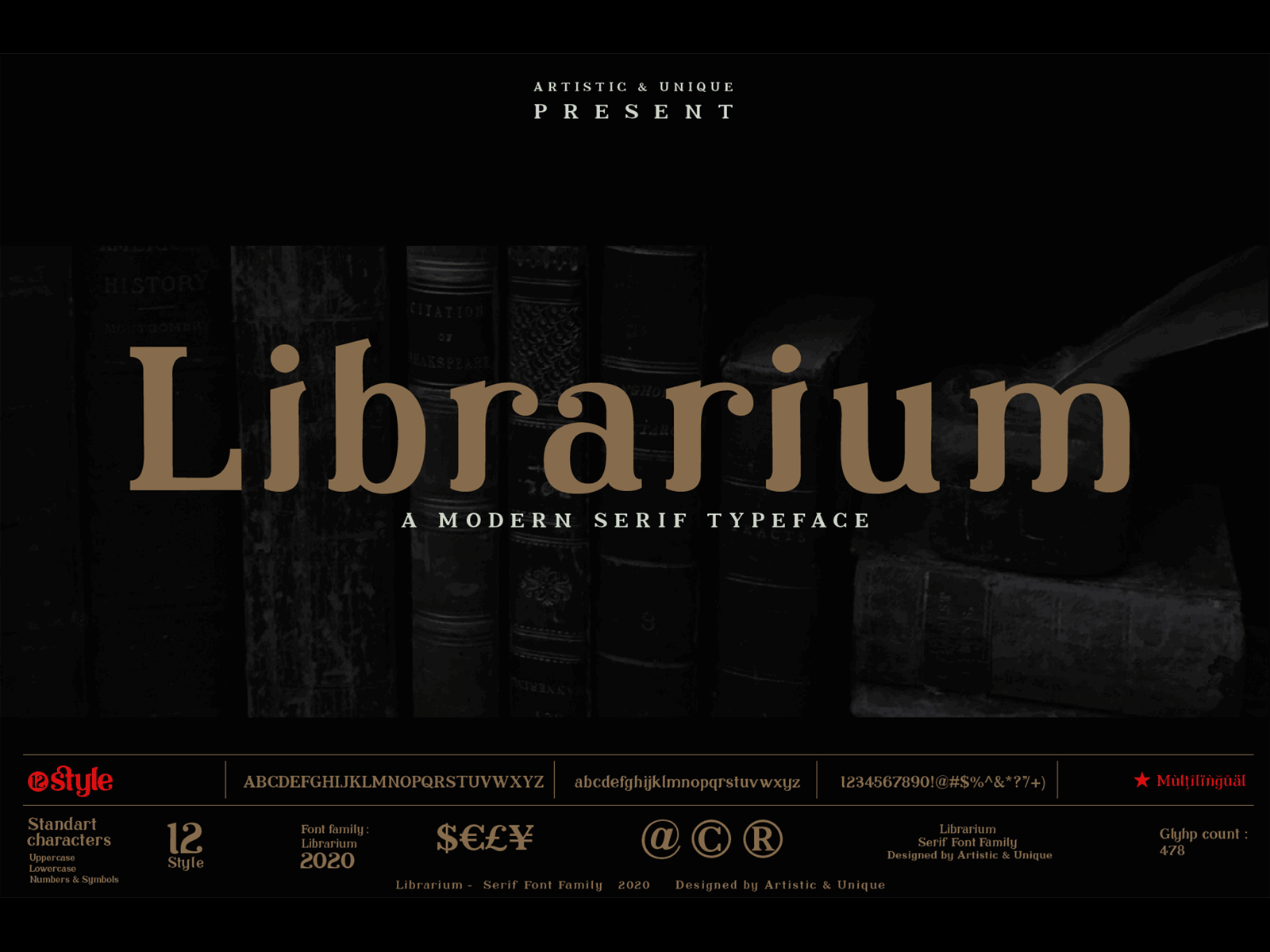 Librarium - Serif Font Family - Multilingual book design creative creative market design design element designer elegant font font design font family graphic design graphic element logo design magazine design serif serif font serif typeface typeface typeface design typography typography art