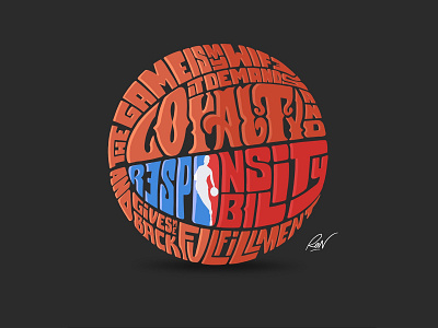 Dedication to the Game basketball calligram calligraphy design game handmadefont illustration lettering lettering art michael jordan nba procreate quote sport type art typography