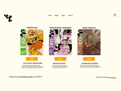 Ex-Mag from PEOW comics design ui ui ux design ux