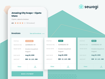 Sewagi | Split Bills co living community desktop experience housing invoice lifestyle mobile app payment rental social split bill