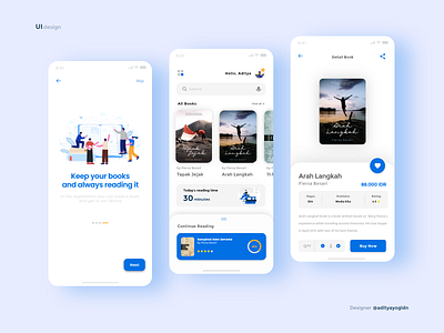 Mobile Book Apps app book bookstore color creative design designs illustration mobile mobile ui product ui uidesign uiux ux uxdesign xd xd design