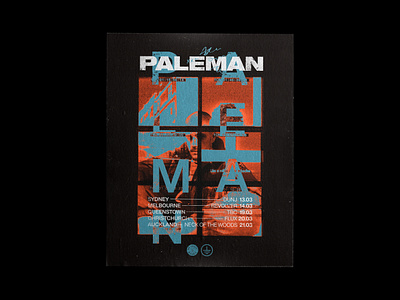 PALEMAN electronic music poster techno underground