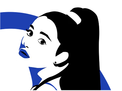 Ariana Grande actress ariana artists cat design femaleartists godisawoman grande highpony illustration minimal portrait illustration poster pretty sketch songs vector woman