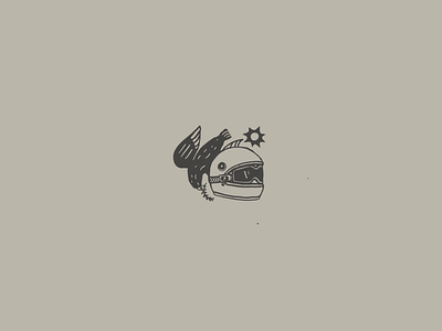 tiny drawing 2 branding helmet illustration minimal vector