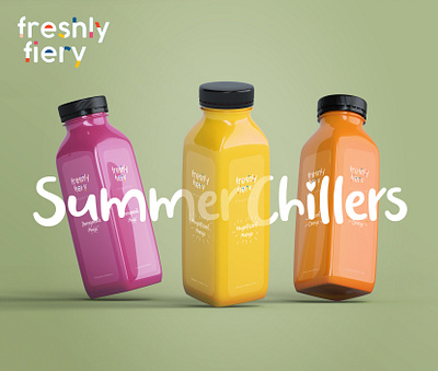 Smoothies branding design logo