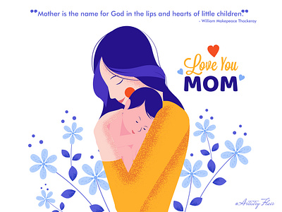 Happy Mothers Day abstract baby celebration character child colorful design dribble god handrawn happy illustration kid mother mothers day sketch super mom vector women