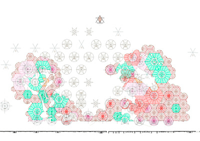 Organic grouth structure system II architecture design illustration