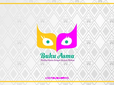 Buku Asma Logo Design (2018) blog book branding cmyk design logo logodesign owl vector