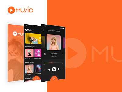 Music App ui design