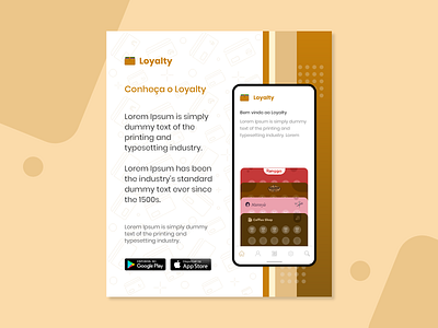 Flyer App Loyalty app designer gráfico interface logo photoshop typography ui ux vector