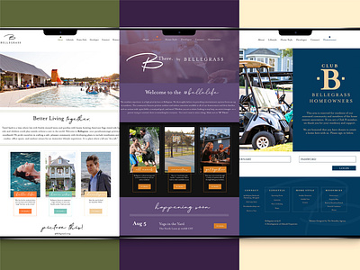 Bellegrass design identity layout ui web design web development website website design website layout