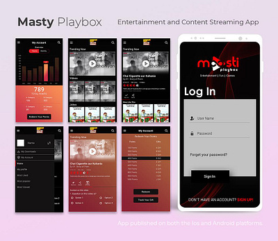 Masty App Design branding design illustration illustrator logo minimal typography ui ux vector website