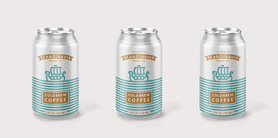 Scandinavia can design branding can coffee packaging packaging design scandinavia ship