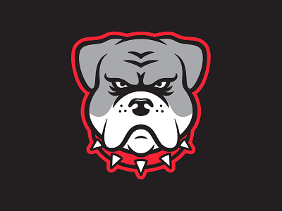 Inline Bulldogs Logo bulldog hockey sports design sports logos