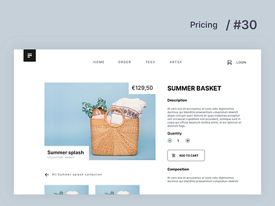 Daily UI Challenge #30 dailyui design pricing sketch ui ux web webdesign website