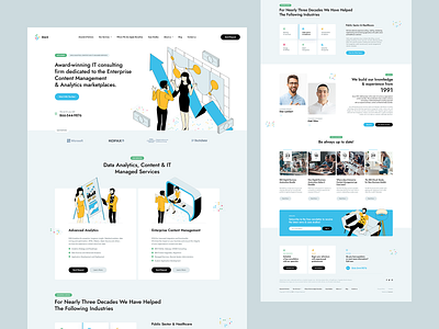 DAS agency analytics design flatillustration illustration isometric isometric illustration it lading page landingpage management onepage poland ui ux web webdesign webdesigner website wordpress