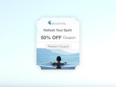 Day 61 | Redeem Coupon 100 days challenge coupon dailyui dayliui design hardcopy mobile app redeem coupon spa ui ux website