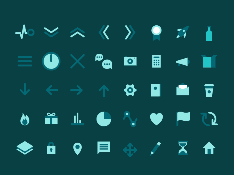 Minimalistic Icon Set animation branding design flat icon lottie lottiefiles minimal motion graphic product design ui ui design vector