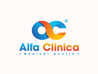 Alfa Clinica Logo Design app avitive branding clinic clinica creative health healthcare hospital infinity logo logo design logotype mark minimal minimalist monogram vector web website