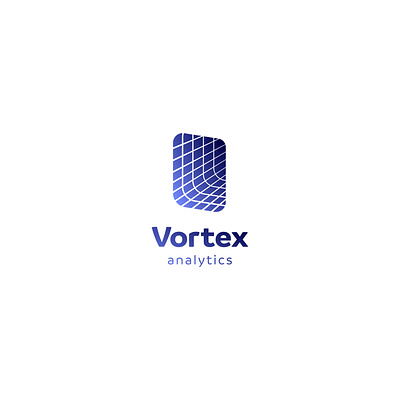 Vortex Analytics analytics branding challenge design gradient gradient logo logo logo design logocore logotype typography vortex