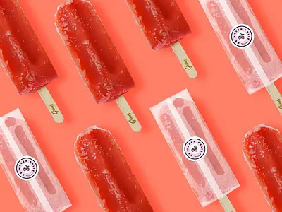 Gricas - Me hacen feliz brand brand design branding design dessert ice logo packaging popsicle yummy