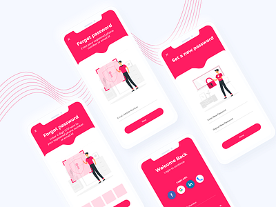 Forgot Password adobe xd colors colours dailyui dark ui design font forgot forgot password forgotten logo mobile ui ux