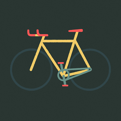 Bike Personality: Race bike biker bullhorn design fixedgear fixie illustraor illustration montreal race