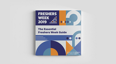 Roehampton Students’ Union Freshers Week 2019 booklet branding brochure freshers graphic design students union vector