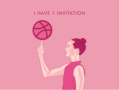 I have 1 invitation. It expires in 46 days dribbble dribbble invite invitation