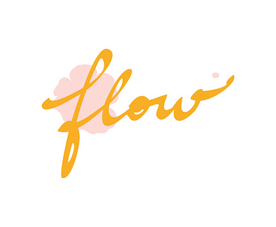 nuances de flow branding logo design typography vector