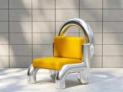 Isolation Chair 2020 3d c4d chair chair design industrial design redshift render