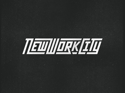 New Work City america brand city custom type design freelance jobs manhattan new work new york new york city nyc type typeface typography unemployment usa work working
