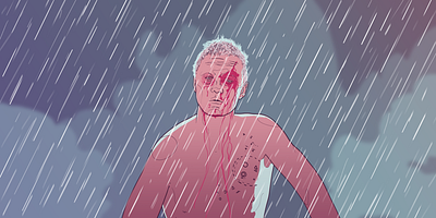 Blade Runner art design drawing illustration photoshop