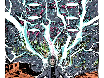 Hexer comic comic book comics drawing exorcism illustration magic super powers