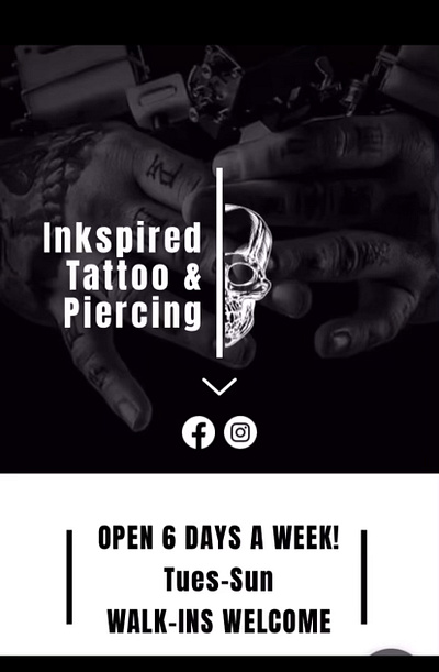 Inkspired animation art branding freelance logo tattoo ui website design website development