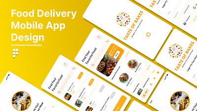 Food Delivery Mobile App Design add cart design app figma food app food deliver food delivery graphic design interaction design mobile app mobile app design prototypye ui ui design ui mobile app design uiux ux ux design wireframe