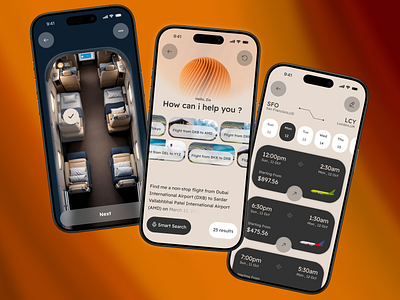 Flight Ticket Booking Mobile App UI Design airlines airplane android app app design app development booking app figma flight app flight booking app flight ticket graphic design illustration ios app minimal mobile app ticket booking app travel ui ux