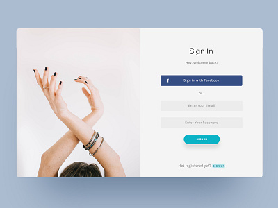 Sign In UI Card app design minimal ui uichallenge uiconcept uidesign ux web