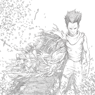 Tetsuo pencil akira