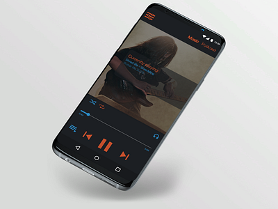 Mobile Music Player UI concept adobe adobexd android music ui ui design uiux xd