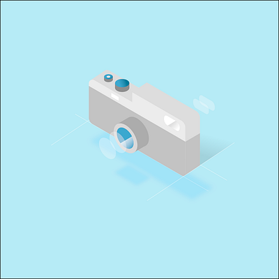 Isometric - Camera design illustration isometric