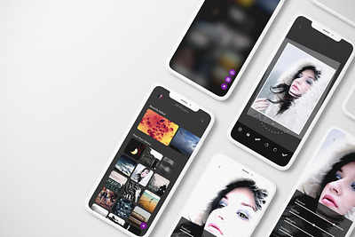 Photo Edit App ui ui design uiux ux uxdesign