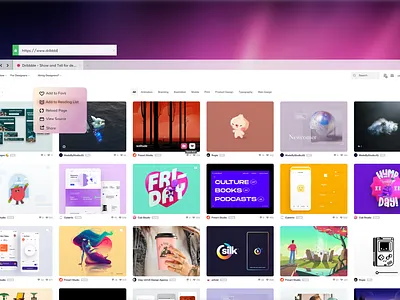 browser 3d browser chrome haptic minimal modern safari simplistic touch ui ux web