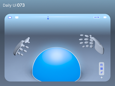 Daily Ui 073 - Virtual Reality 3d daily 100 challenge daily ui daily ui 073 dailyui design immersion immersive ui ui design uidesign uiux user experience user interface user interface design ux virtual virtual reality vr