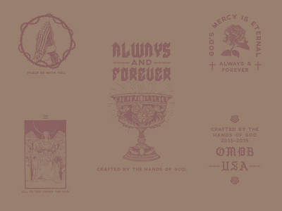 Always & Forever Apparel Collection apparel branding christian christianity god hype hypebeast identity illustration logo print design religion streetwear trippy typography